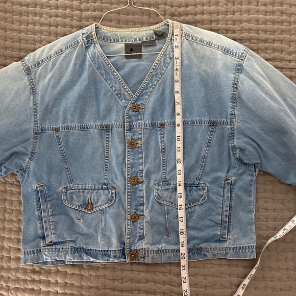Vintage Denim Button-Up Jacket - Picture 11 of 11
